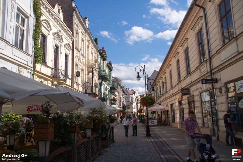 Beskid Sadecki Nowy Sacz Ulica Jagiellonska W Nowym Saczu