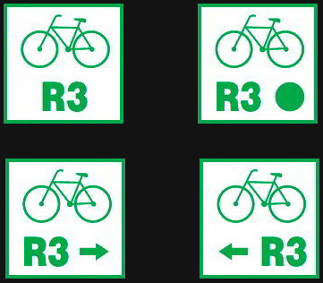 Oznakowanie midzynarodowych szlakw rowerowych