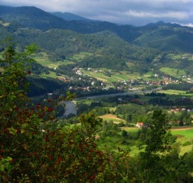 Widok na Poprad i Piwniczn fot. Jagoda Jurkowska - przewodnik beskidzki