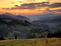 Pieniny, zachd na przeczy Rozdziela 