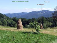 Widok z Kordowca na Makowicę i dolinę Życzanowskiego Potoku