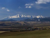 Przecz Vabec - panorama na Sowacje