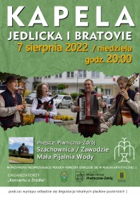 7 sierpnia 2022 | Koncert u Źródła Kapeli Jedlicka i Kapeli Bratovie w Piwnicznej - Zdrój