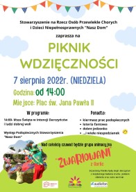 7 sierpnia 2022 | Piknik Wdzicznoci w Piwnicznej - Zdrj