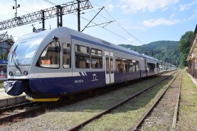 Wakacyjny pociąg relacji Muszyna-Poprad
