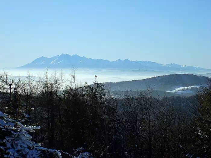 Widok na Tatry z Jaworzyny fot. fotoleszek