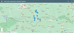Interaktywna mapa Szlak Cerkwi emkowskich w Beskidzie Sdeckim