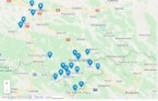 Interaktywna mapa Szlak Architektury Drewnianej w Beskidzie Sdeckim