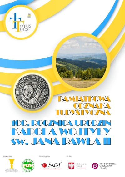 Pamitkowa Odznaka Turystyczna z okazji 100. rocznicy urodzin Karola Wojtyy