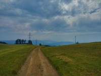 Podejcie na szczyt JAworzynka 1001 m.n.p.m.-szlak ty