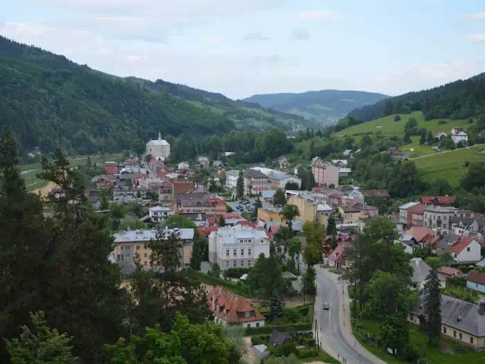 Centrum Muszyny z zamku fot.tu andy