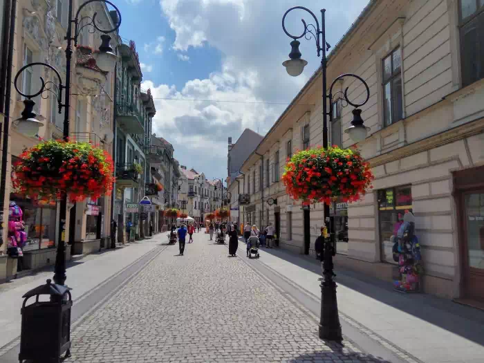 Ulica Jagielloska fot. beskidsadecki.eu