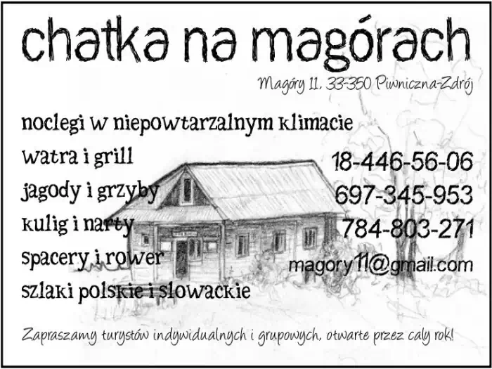 Wizytwka fot. chatkamagory.pl