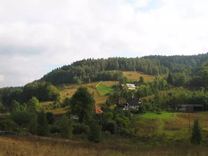 Nawojowa - widok na Stare Bobrowniki fot. Dariusz Wojciechowski