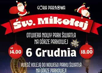6 grudnia na Górze Parkowej w Krynicy-Zdroju odbędzie się otwarcie zimowej odsłony Polany Muzyki i Światła, zwanej Retro Parkiem Światła. 