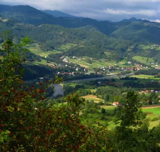 Widok na Poprad i Piwniczną fot. Jagoda Jurkowska - przewodnik beskidzki