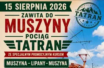 🚂 Legendarny pociąg TATRAN ponownie zawita do Muszyny! 🚂