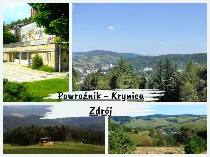 Najpiękniejsze szlaki w Beskidzie Sądeckim Powroźnik - Krynica