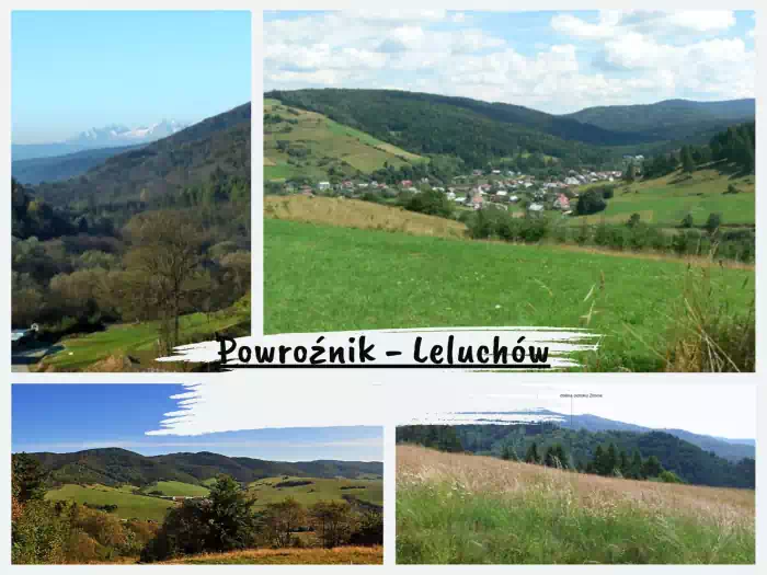 Najpiękniejsze szlaki w Beskidzie Sądeckim Powroźnik - Leluchów
