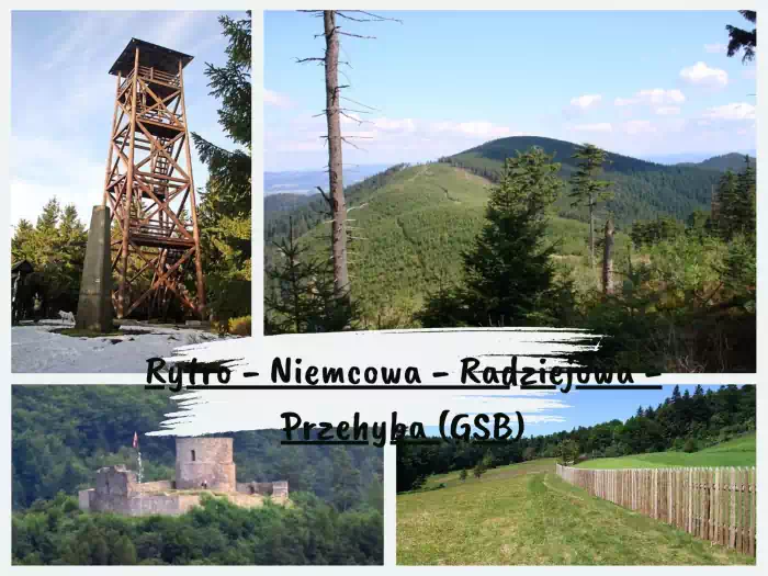 Najpiękniejsze szlaki w Beskidzie Sądeckim Rytro - Niemcowa - Radziejowa - Przehyba GSB