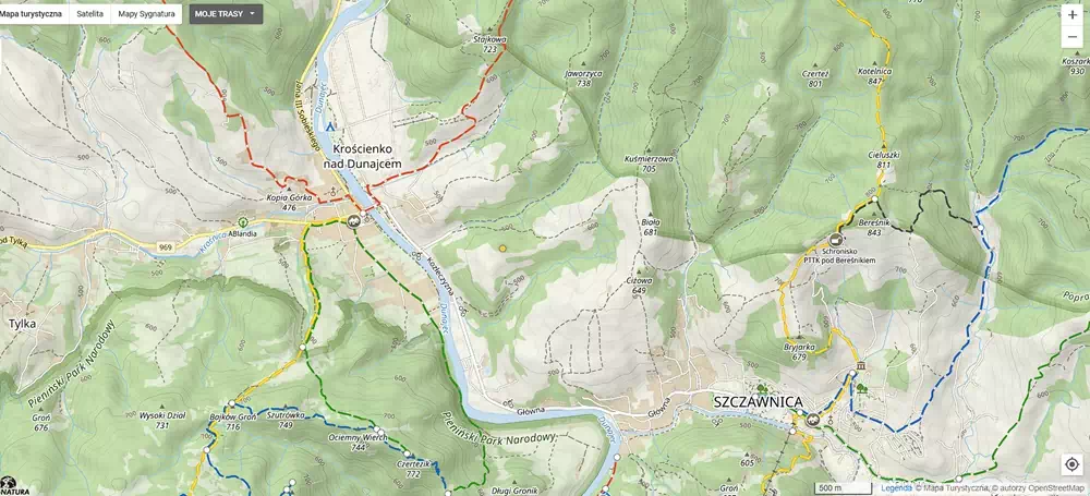  Wierchy ( 563 m n.p.m.) panorama