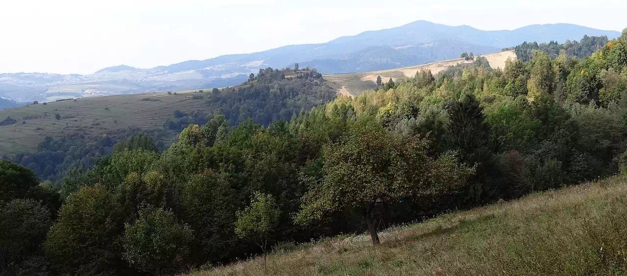 Biała Góra (681 m n.p.m.) panorama fot. Jerzy Opioła