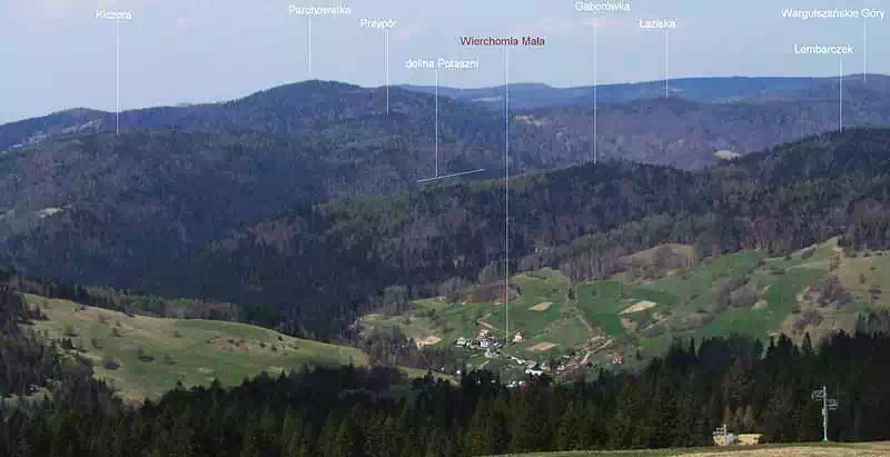  Kiczora (839 m n.p.m.) panorama