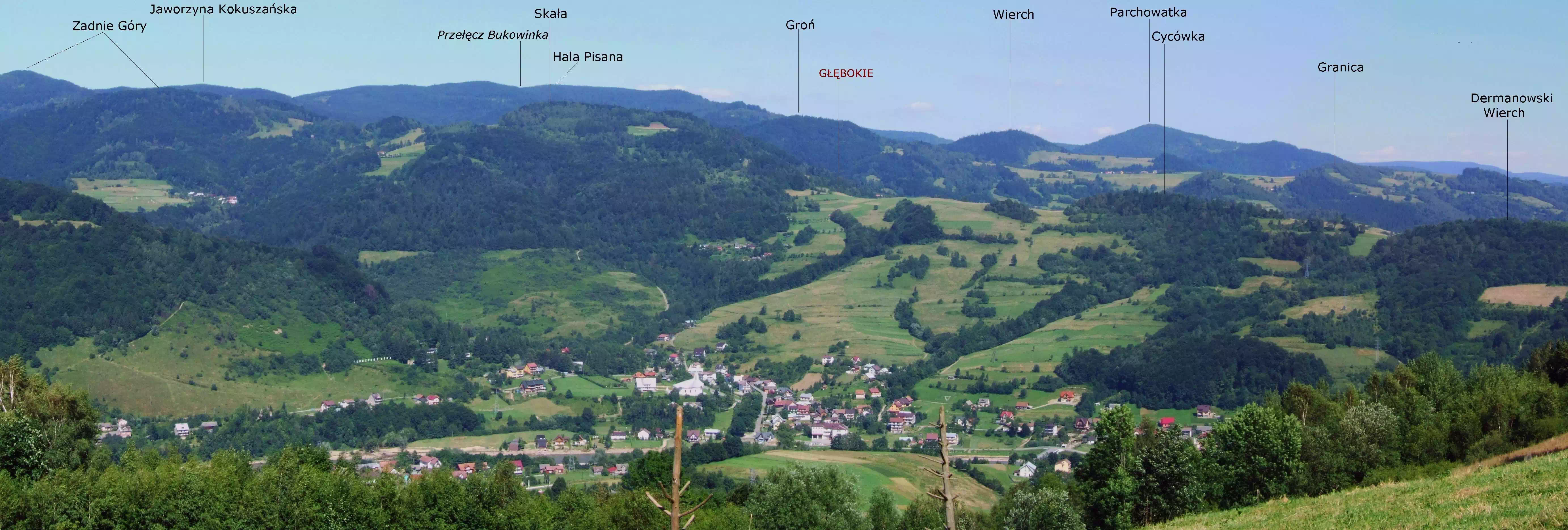  Skała ( 773 m n.p.m.) panorama