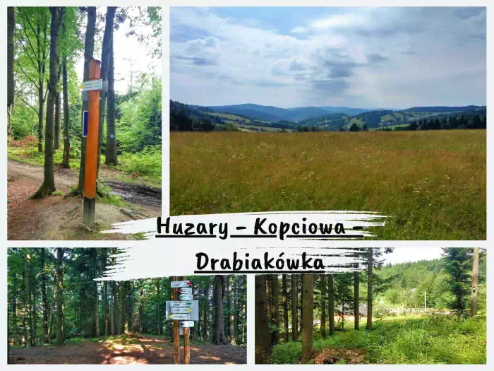 Najpiękniejsze szlaki w Beskidzie Sądeckim Huzary - Kopciowa - Drabiakówka