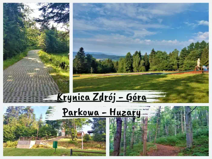 Najpiękniejsze szlaki w Beskidzie Sądeckim Krynica Zdrój - Góra Parkowa - Huzary