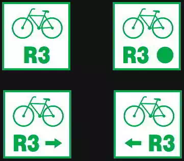 Oznakowanie międzynarodowych szlaków rowerowych