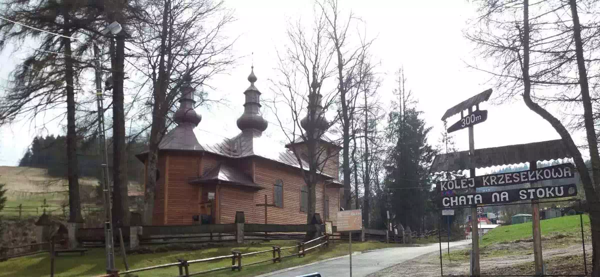 Cerkiew p.w. Opieki Najświętszej Marii Panny w Krynicy - Zdrój | Szlak Cerkwi Łemkowskich w Beskidzie Sądeckim