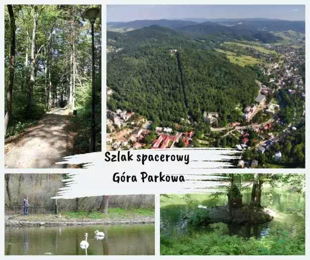 Najpiękniejsze szlaki w Beskidzie Sądeckim Szlak spacerowy Góra Parkowa – Krynica-Zdrój
