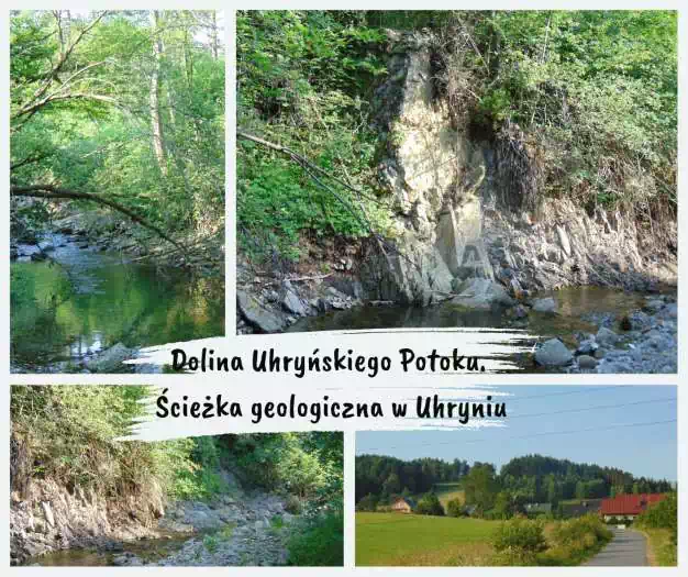 Najpiękniejsze szlaki w Beskidzie Sądeckim Ścieżka geologiczna w Uhryniu – Dolina Uhryńskiego Potoku