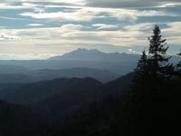 Widok na Tatry z Przehyby